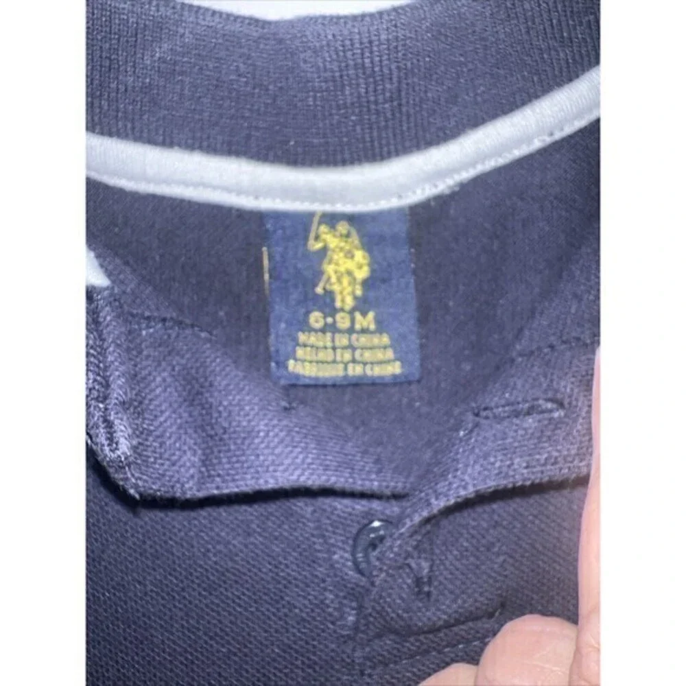 Polo‎ Ralph Lauren Boys Blue Polo Size 6-9 Months Big Horse Logo